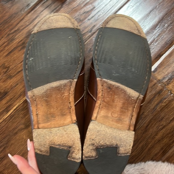 Cole Haan mens brown dress shoes 8.5 penny loafers slip-on 👞 business work shoe - Picture 14 of 14